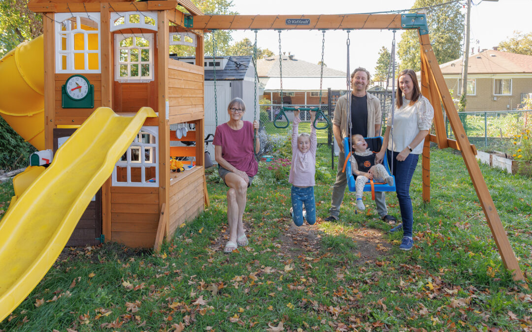Bree’s family from A Family Like Mine — Living in the Moment with Bree, a story about parenting a child with Trisomy 13.