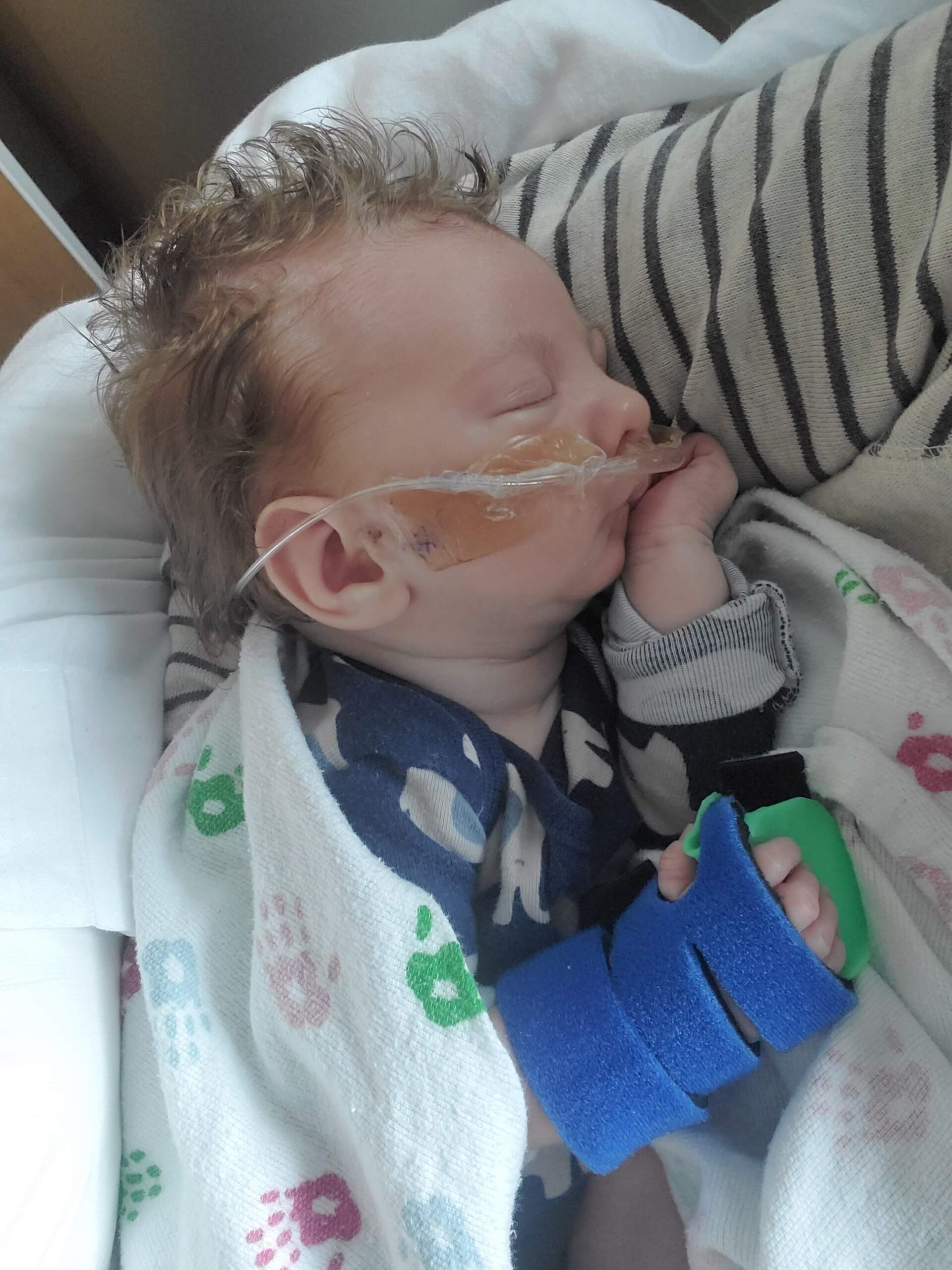 Baby Patrick in the NICU at Lurie Children's Hospital