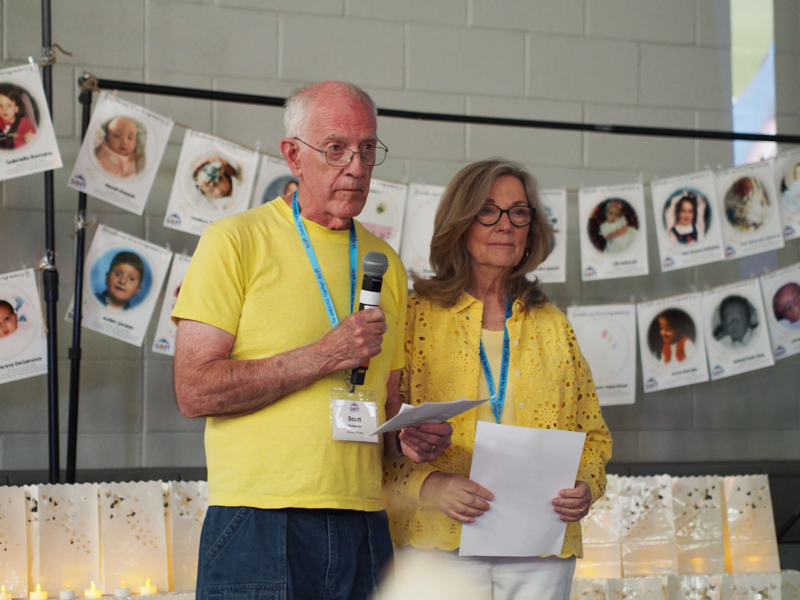 Dr. Scott Showalter and Vivian Showalter — parents of Patrick who was born with Trisomy 18 Edwards syndrome in February 1987