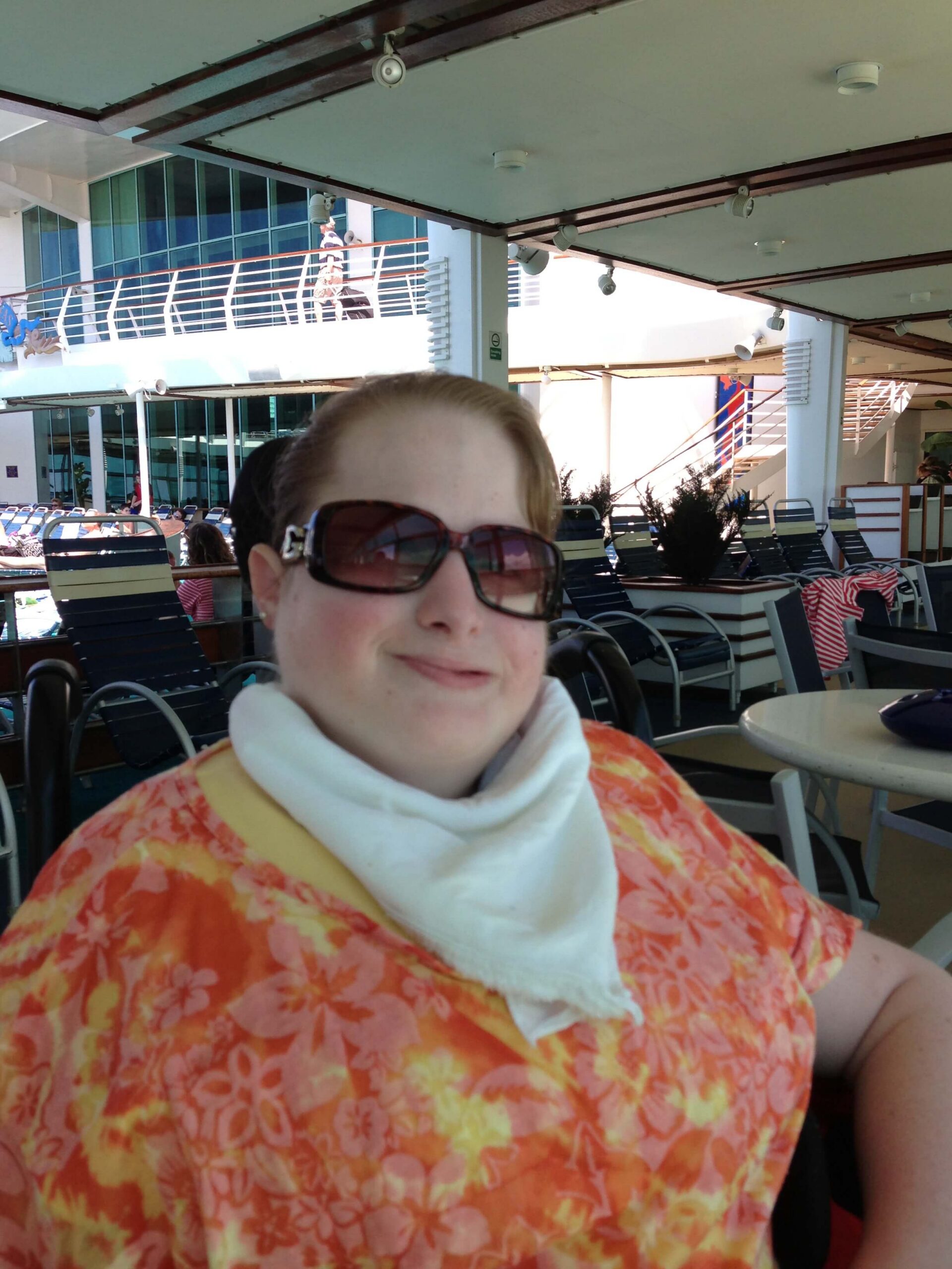 Stacy VanHerreweghe Trisomy 18 at SOFT event with friends and family